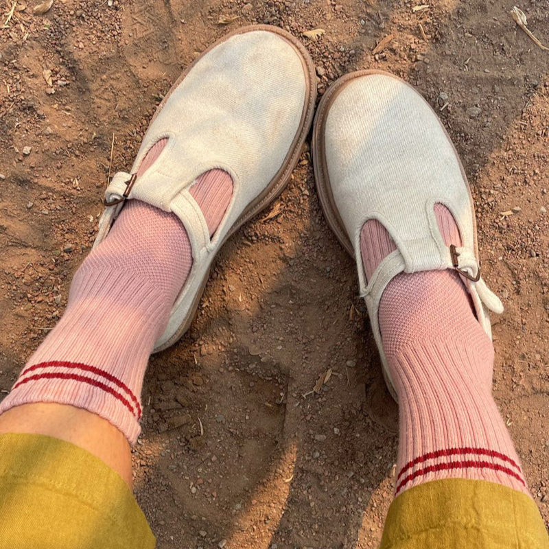 Boyfriend Socks - Vintage Pink