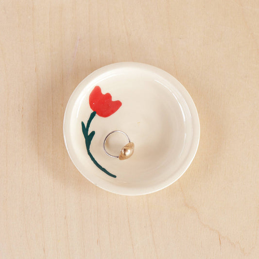 Ceramic Tulip Ring Dish Decorative Plate