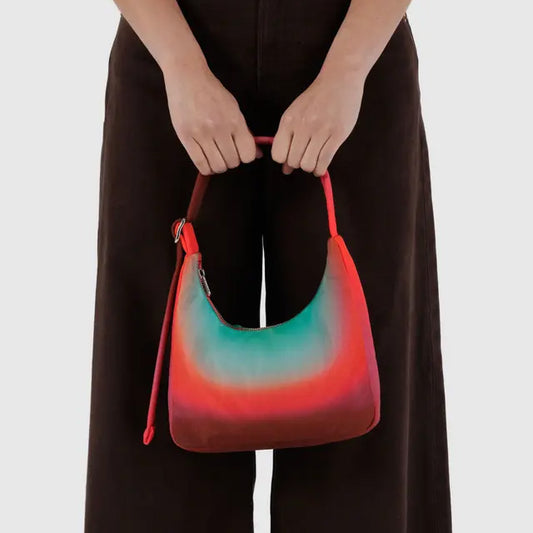 Mini Nylon Shoulder Bag - Rain