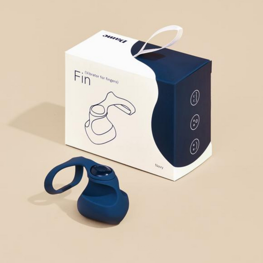 Fin Finger Vibrator- Blue
