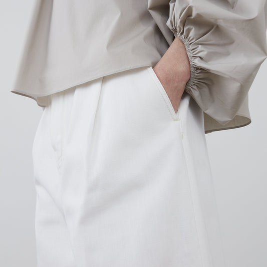 Greta Selvedge Denim Pant - Optic White