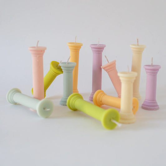 Baby Doris Candle - Peach