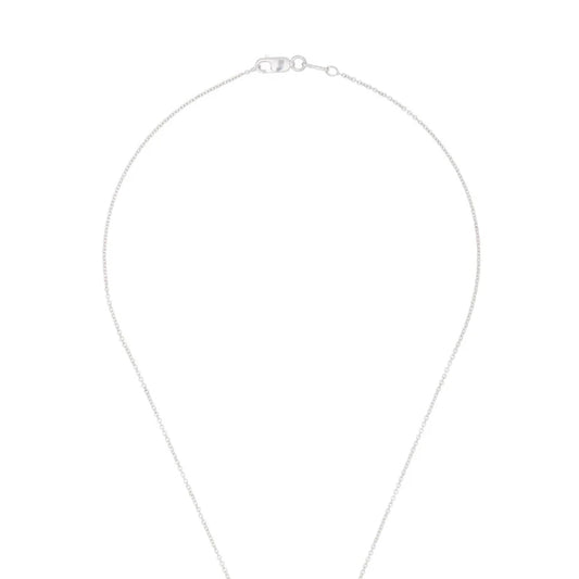 Ruffle Pillow Necklace - Sterling Silver