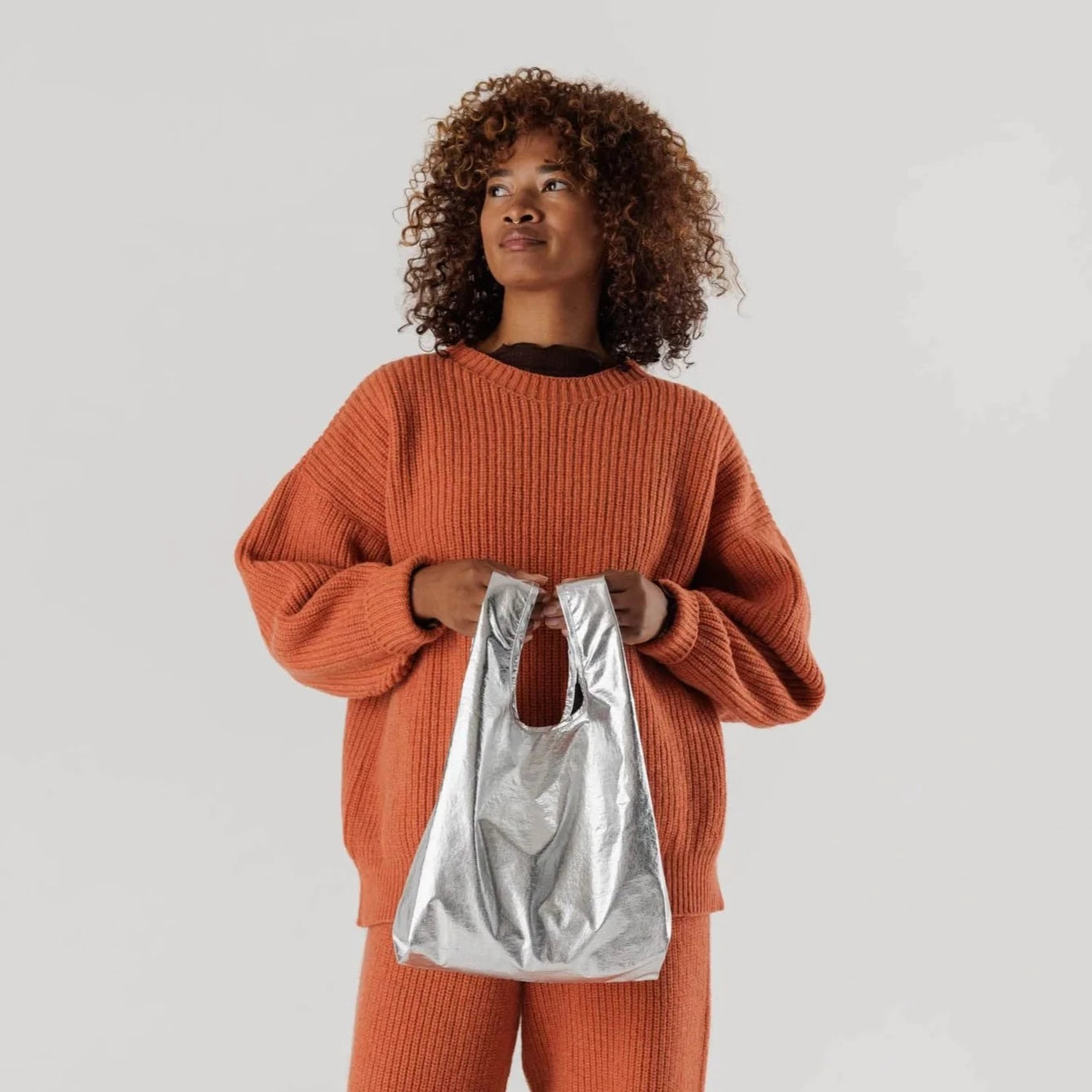 Baby Baggu - Metallic Silver