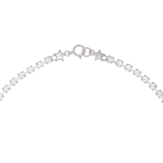 Crystal Bracelet – White Bronze