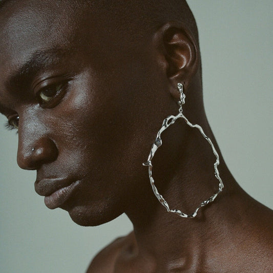 Big Drip Drops — Sterling Silver