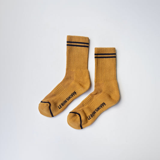 Boyfriend Socks - Biscotti