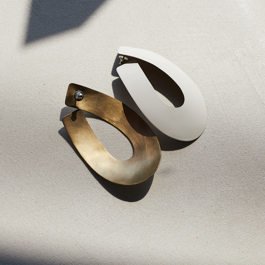Liike Earrings — Ivory