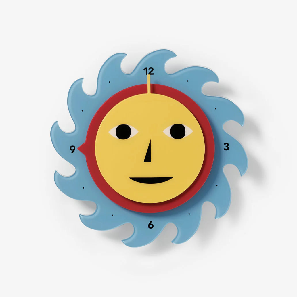 Everybody Clock - Blue / Yellow / Red