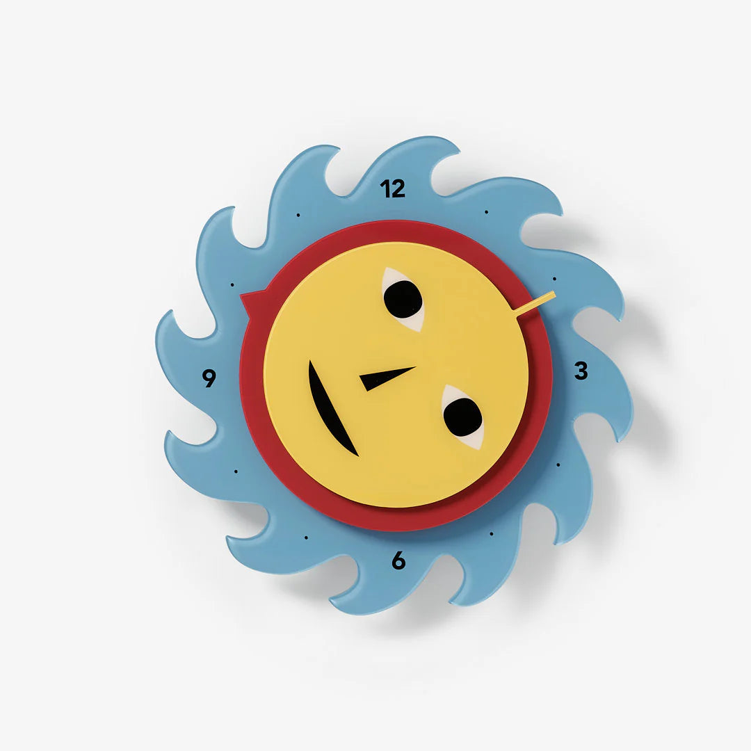 Everybody Clock - Blue / Yellow / Red