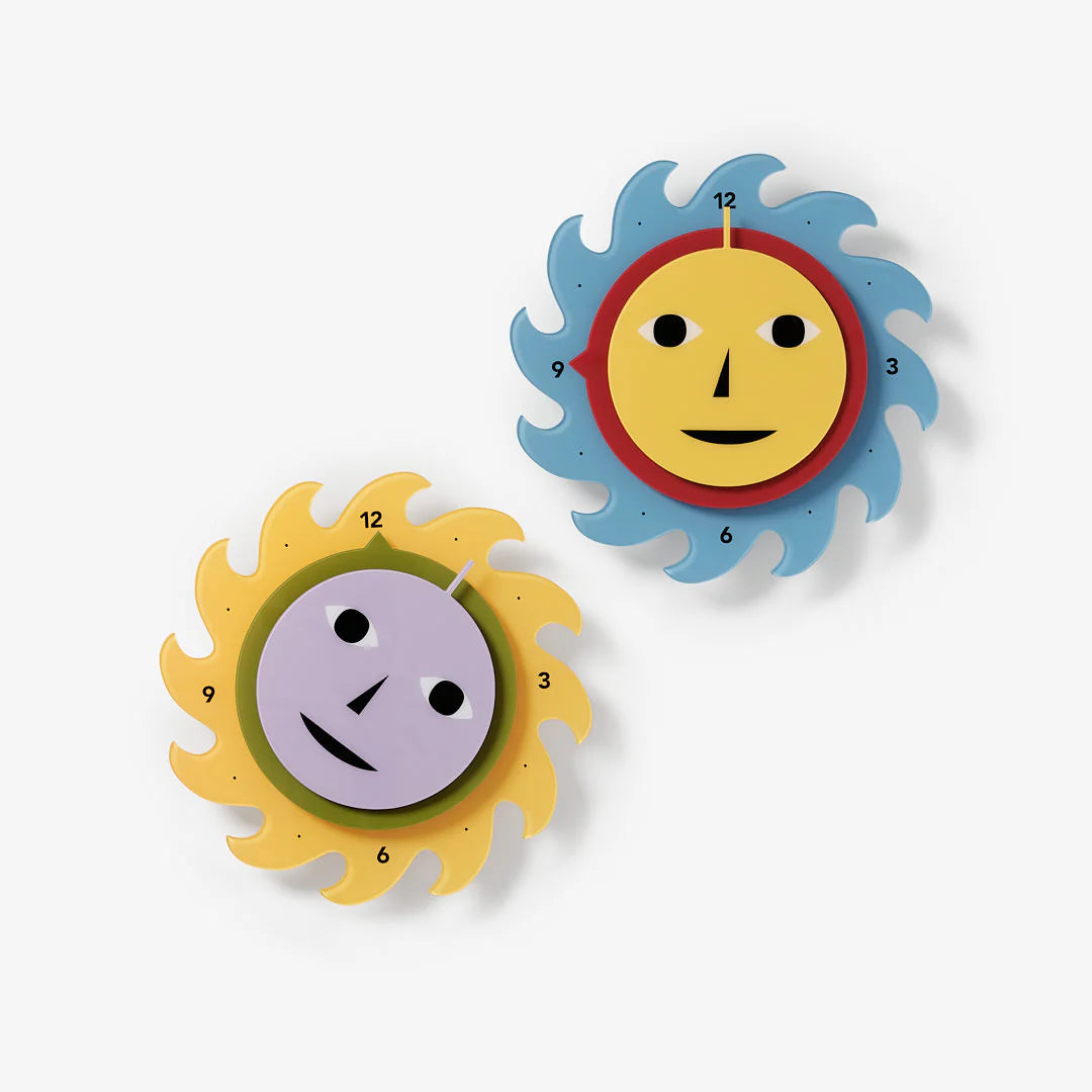 Everybody Clock - Yellow / Green / Purple
