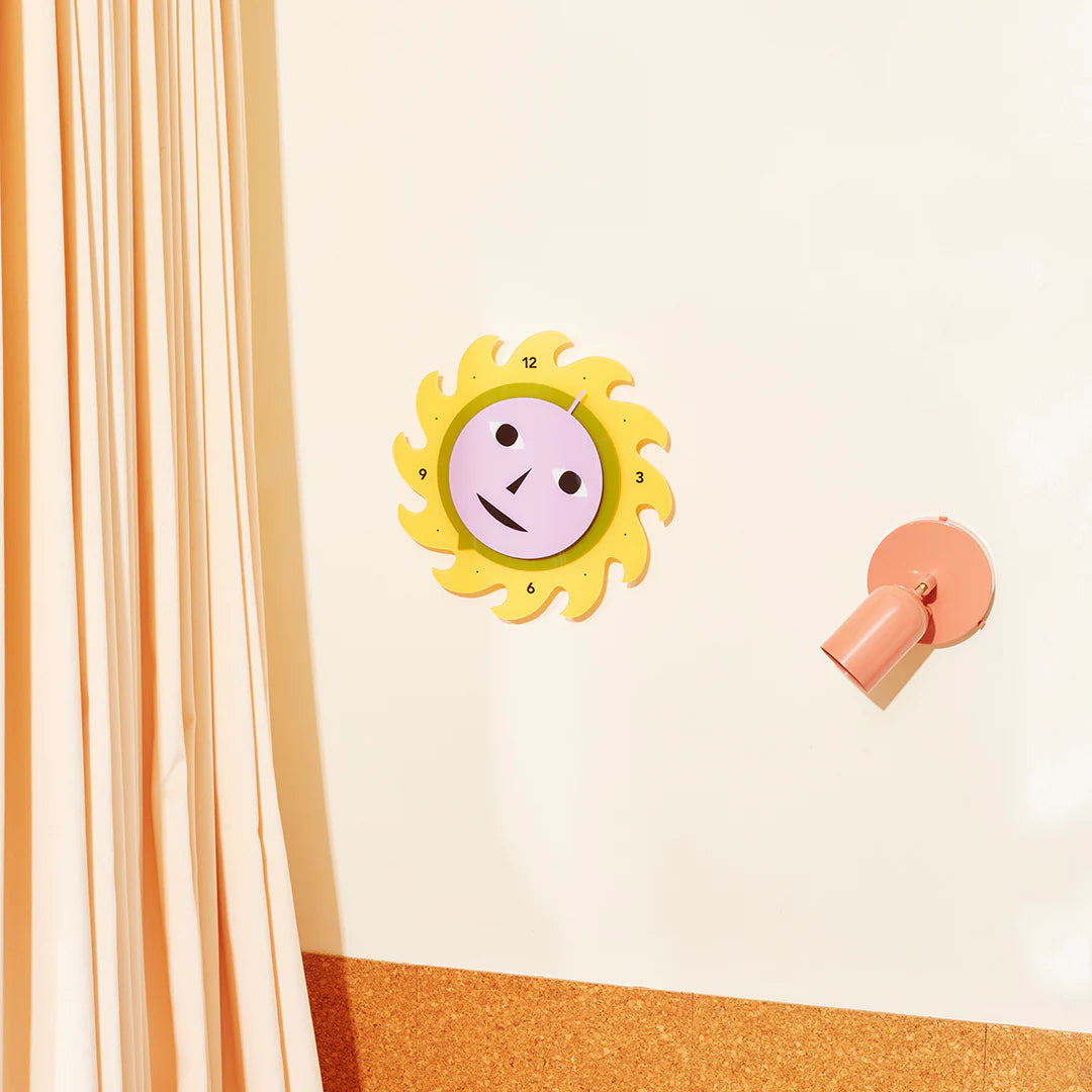 Everybody Clock - Yellow / Green / Purple