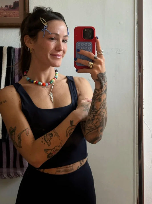 Gardenia Necklace - Silver