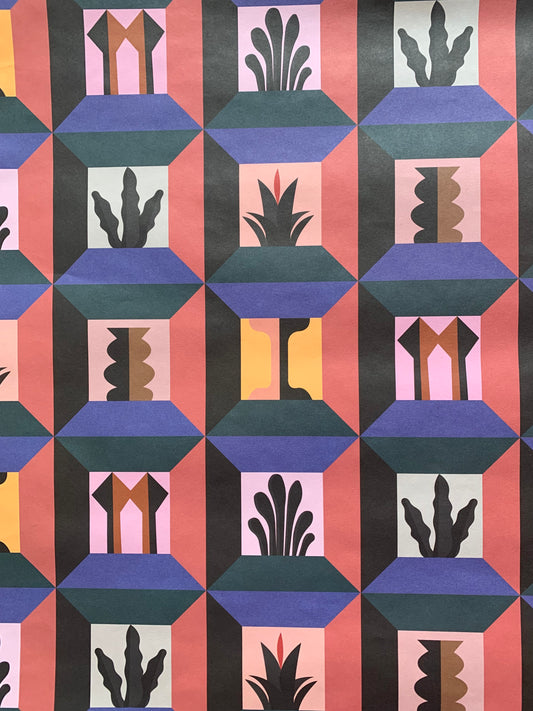 Set of 5 Wrapping Paper Sheets