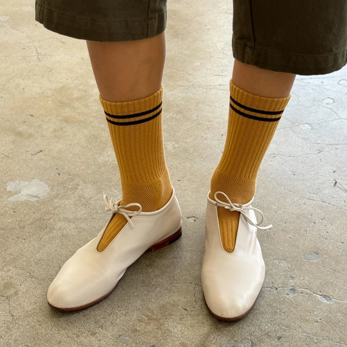 Boyfriend Socks - Biscotti