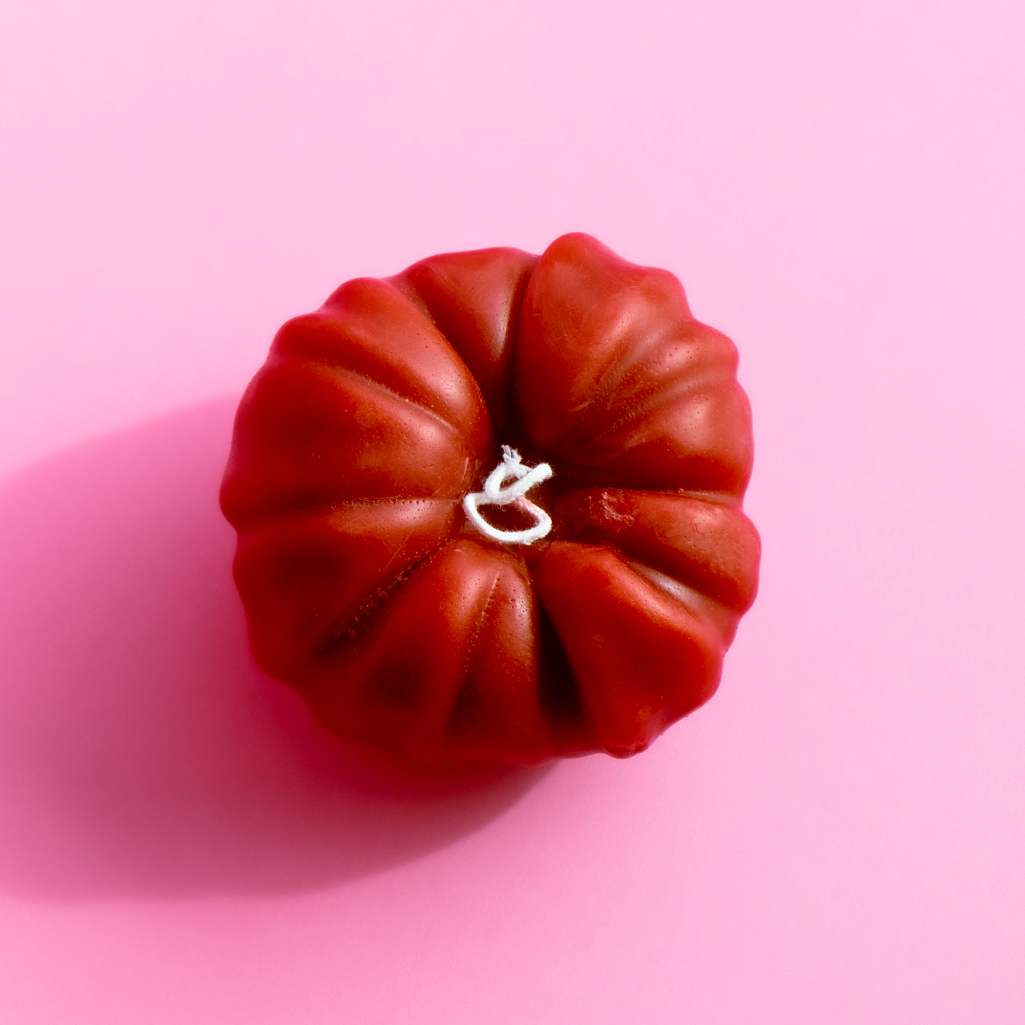 Small Heirloom Tomato Candle - Red