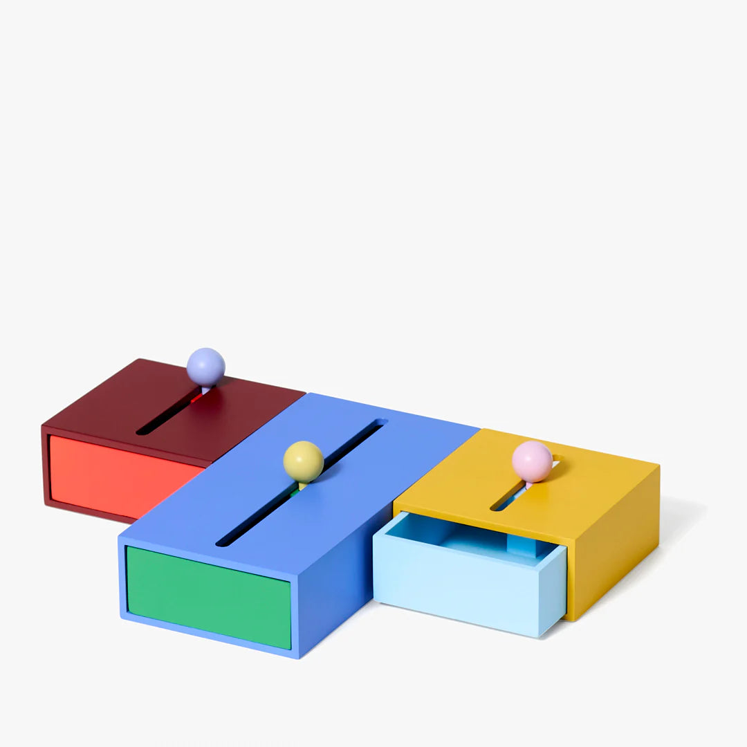 Large Cache Box - Blue / Green