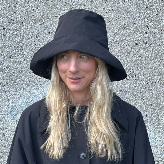Milo Rain Hat - Black Nylon