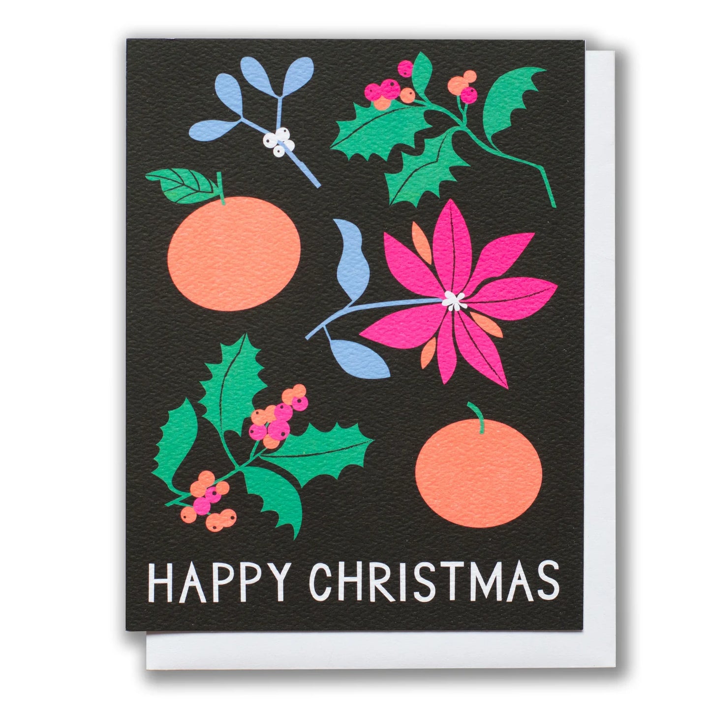 Greeting Card - Clementine Floral Christmas Card