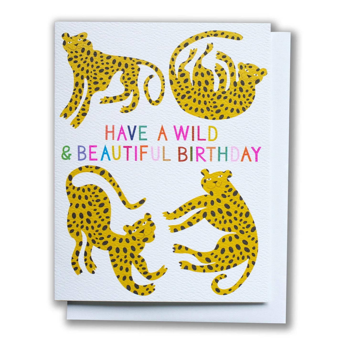 Greeting Card - Wild Cheetah Birthday Card