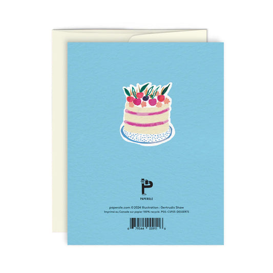 Greeting Card - Desserts