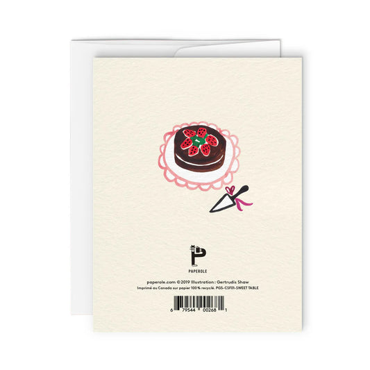 Greeting Card - Sweet Table