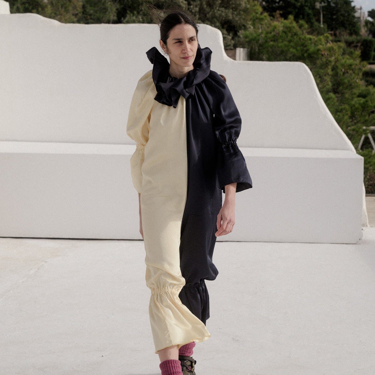 Suzanne Jumpsuit - Blue Black Yellow
