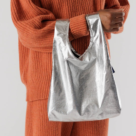 Baby Baggu - Metallic Silver