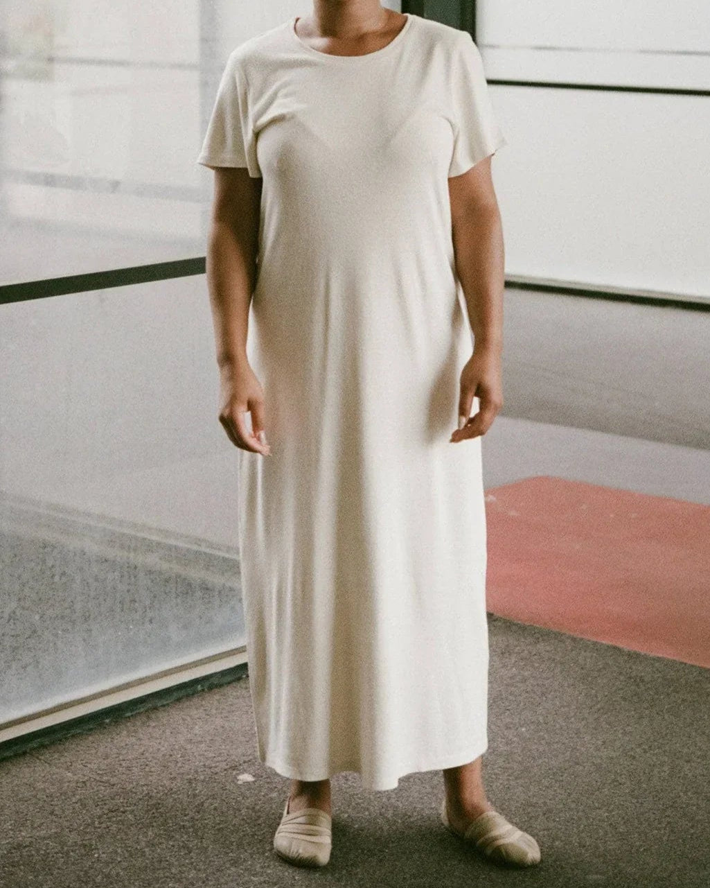 Baserange | 100% Silk Tee Dress