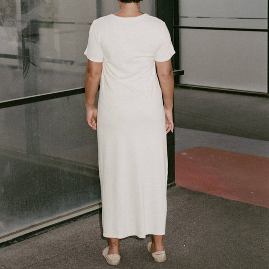 Silk Tee Dress - Undyed