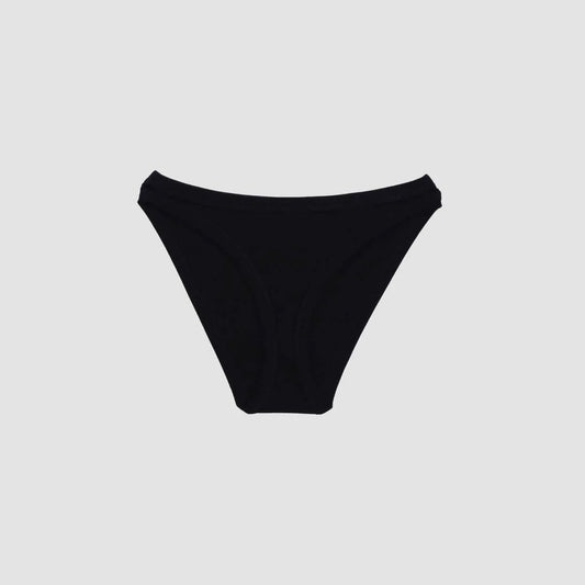 Heart Bell Underpants - Black Cotton