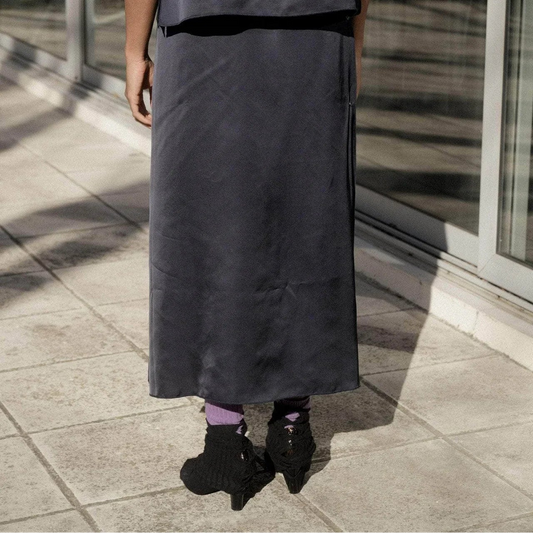 Clavo Skirt - Blue Black