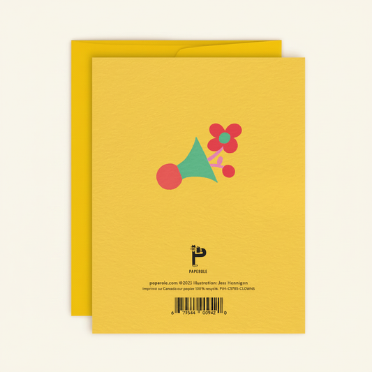 Clowns Greeting Card Packshot 2