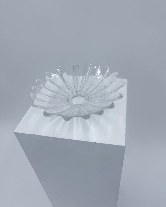 Clear Art Deco Tray #23