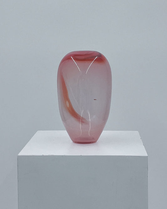 Peach Crystal Vase #10