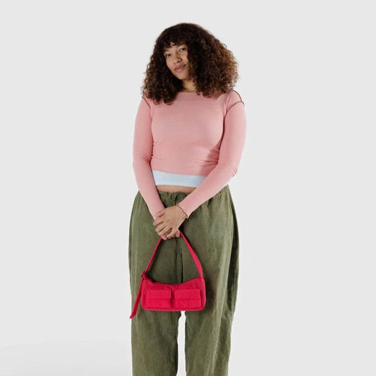 Cargo Shoulder Bag - Candy Apple