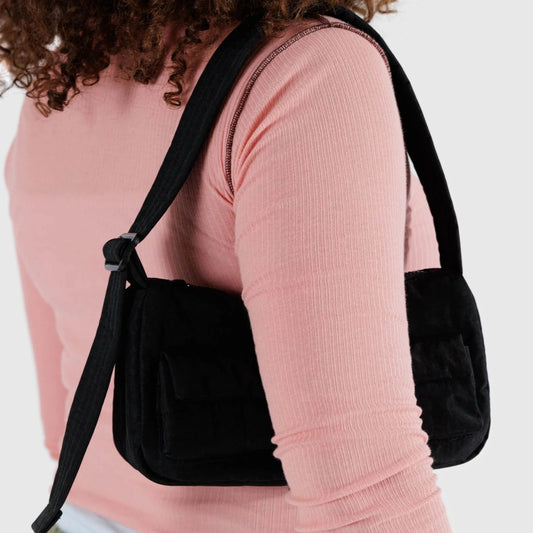 Cargo Shoulder Bag - Black