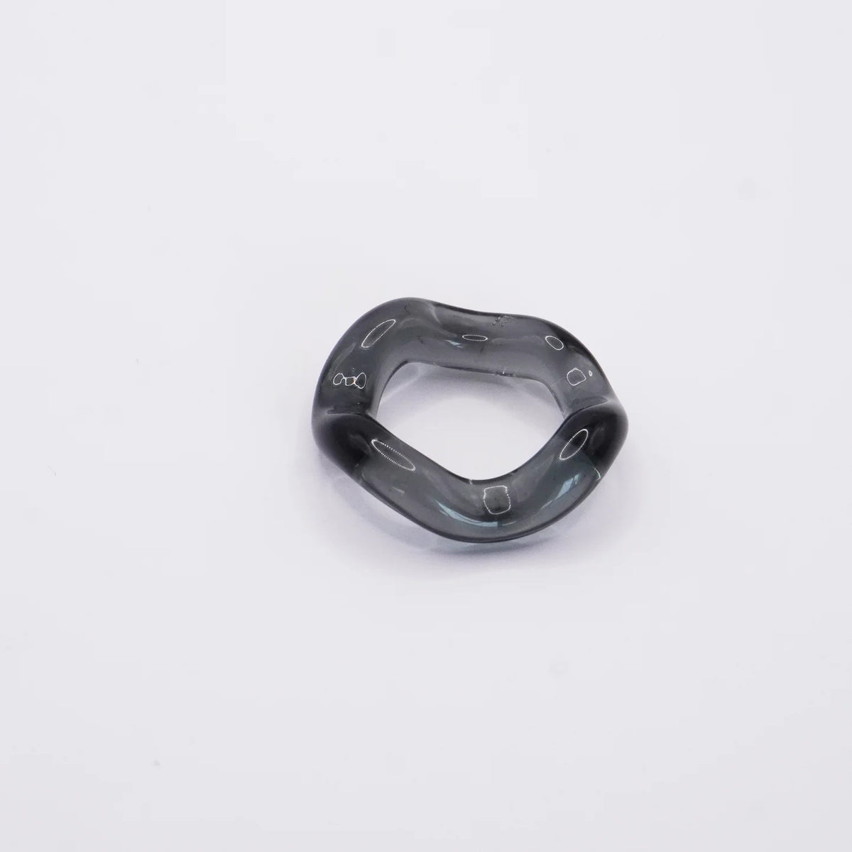 Wavy Davy Ring — Smoke