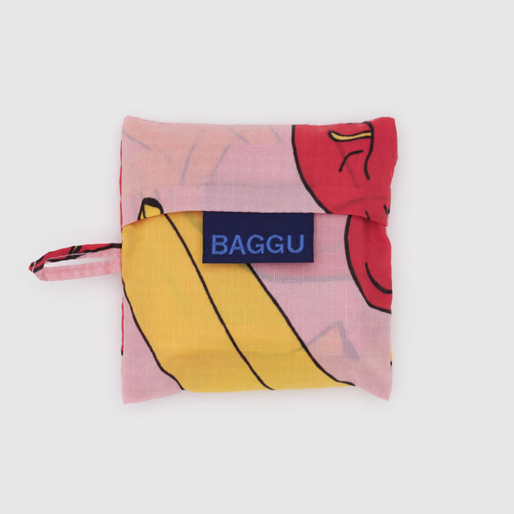 Baby Baggu - Light Pink Apples & Bananas