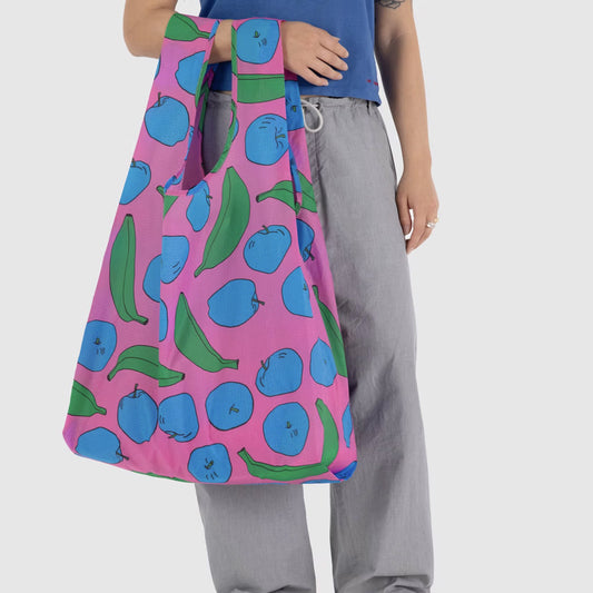 Big Baggu – Pink Apples + Bananas