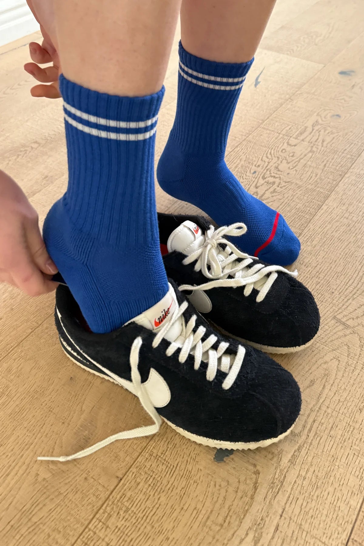 Boyfriend Socks - Cobalt