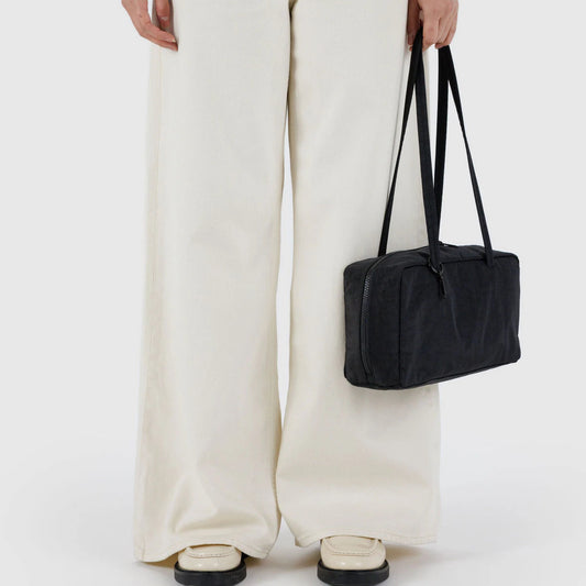 Nylon Bowler Bag - Black