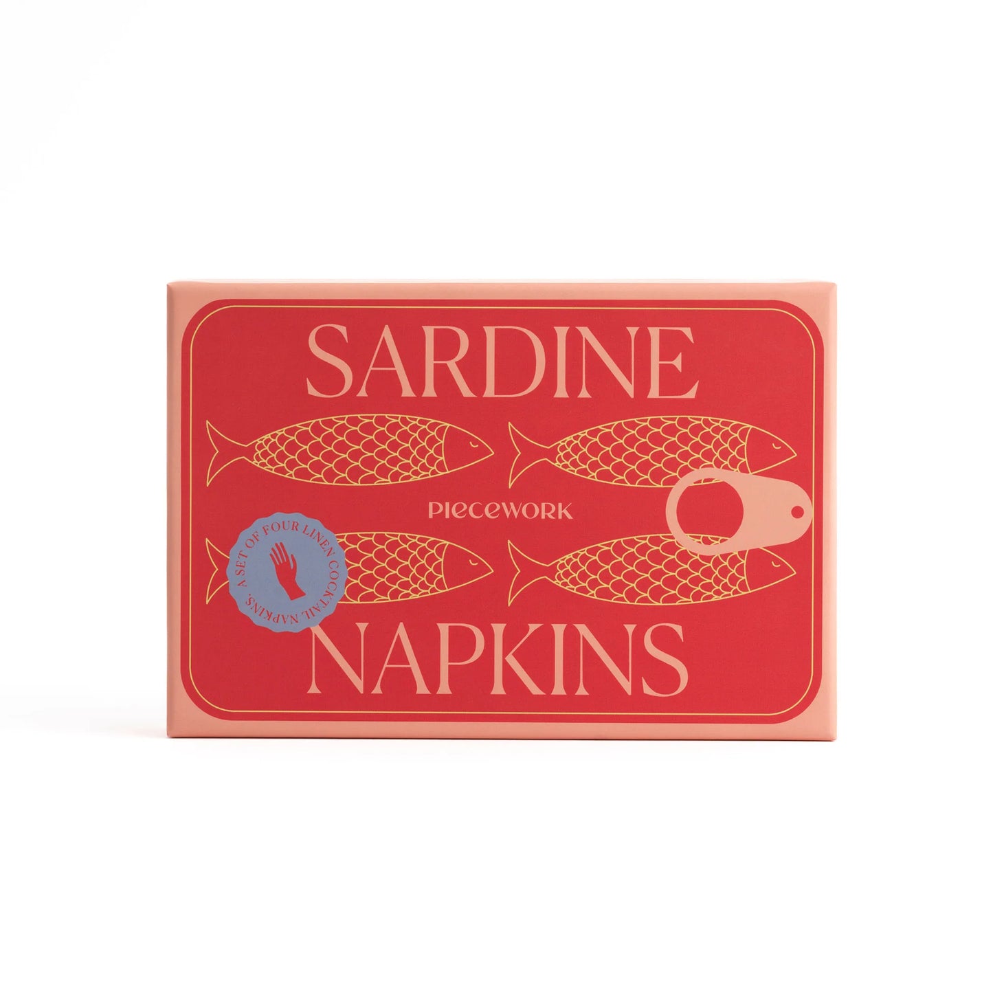 Cocktail Napkin Set- Sardine
