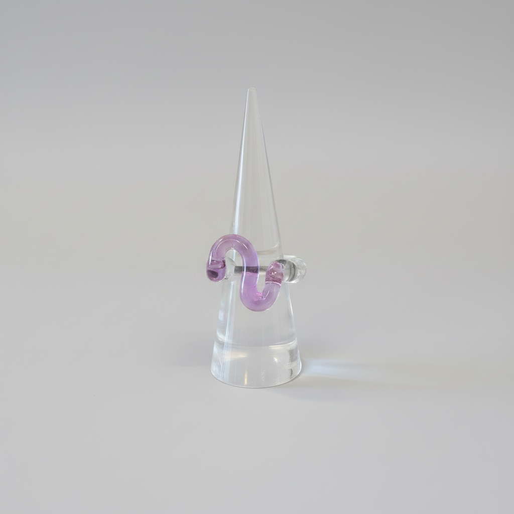 Pink Lilac Ring Studio Packshot