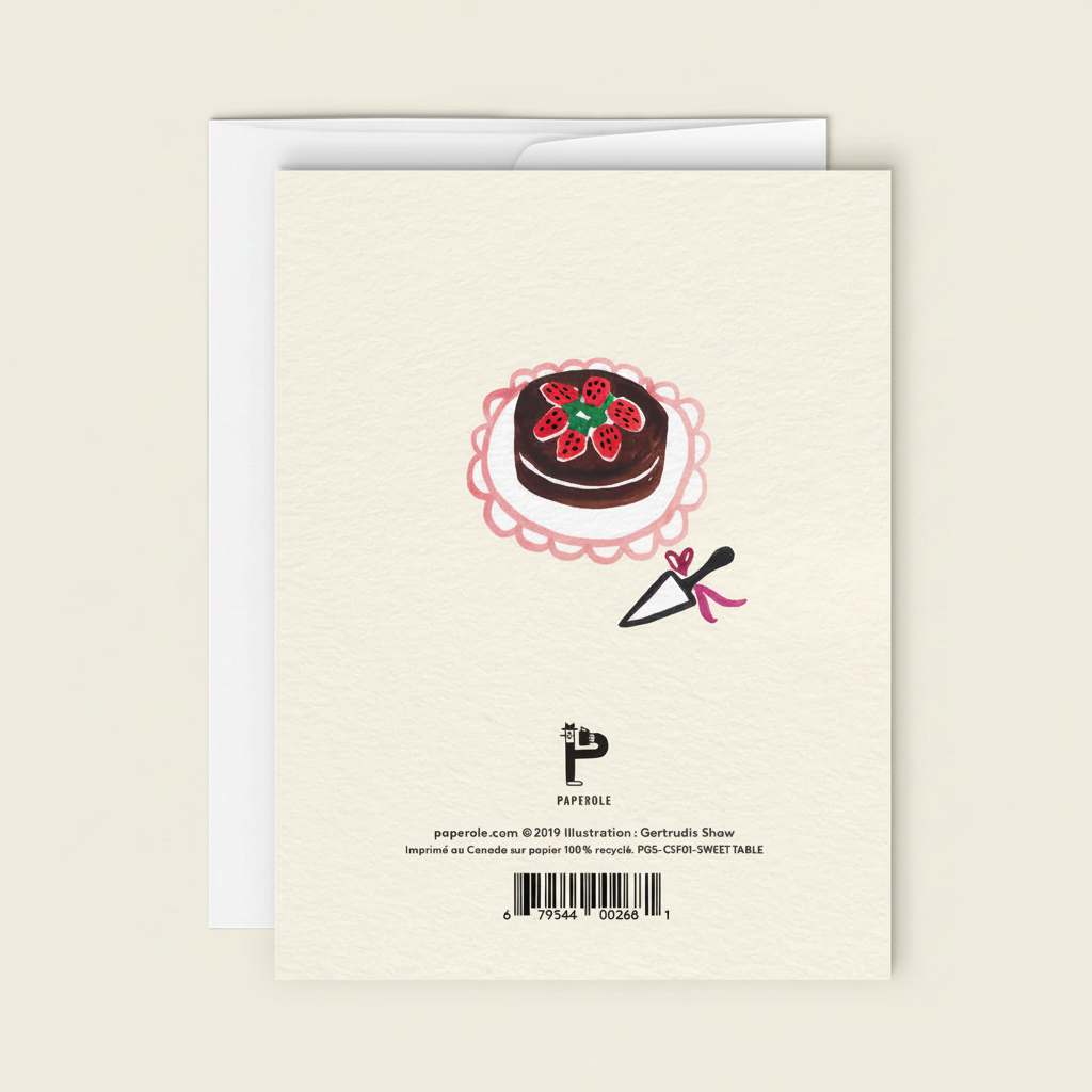 Sweet Table Greeting Card