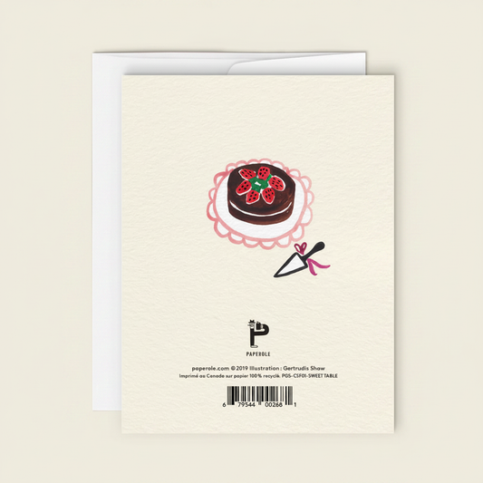 Sweet Table Greeting Card