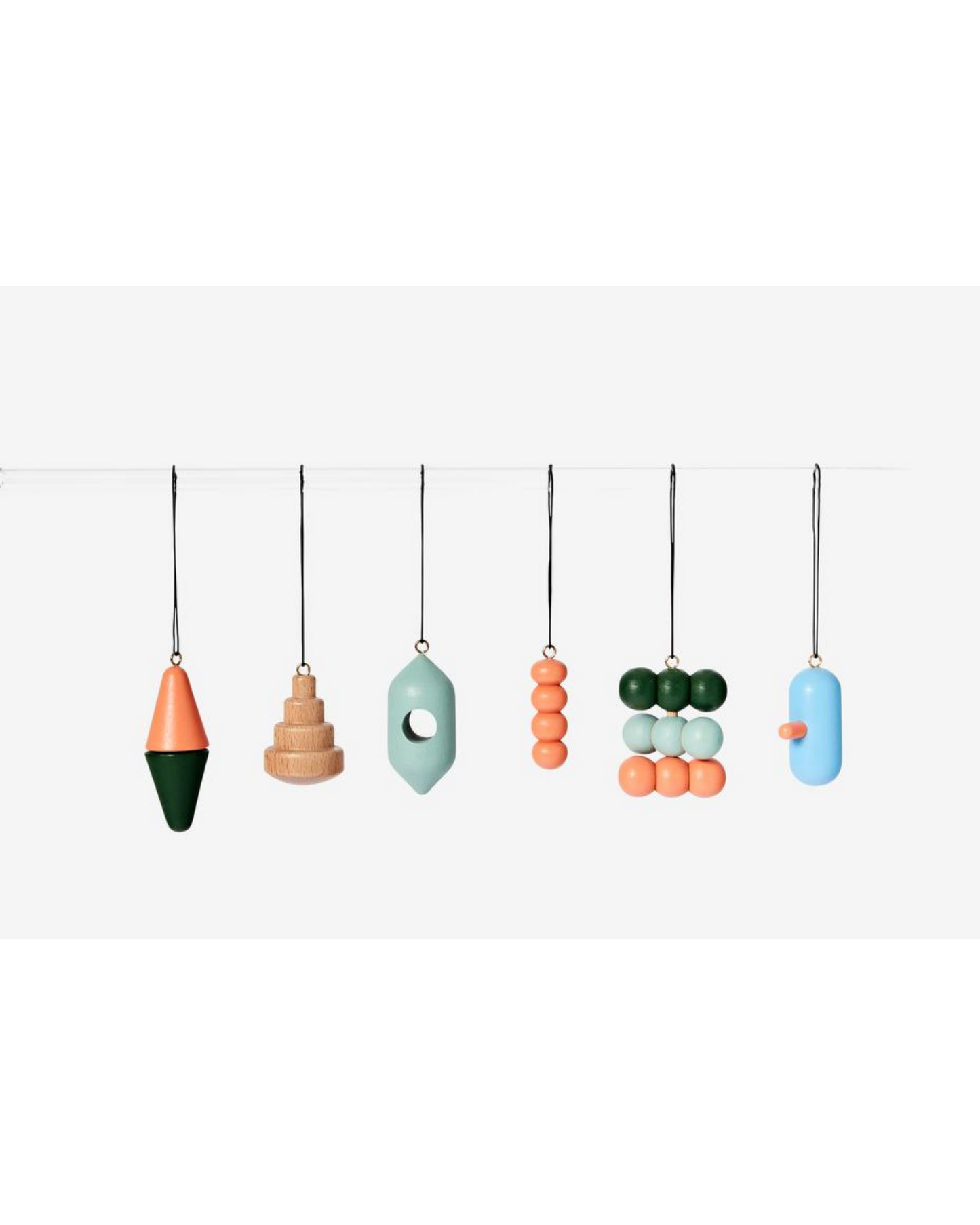 Wooden Ornament Set