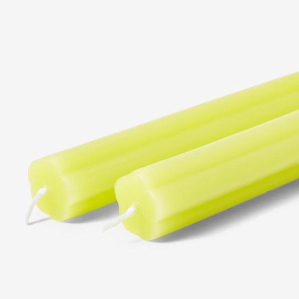 Dusen Dusen Taper Candle - Yellow Set of 2