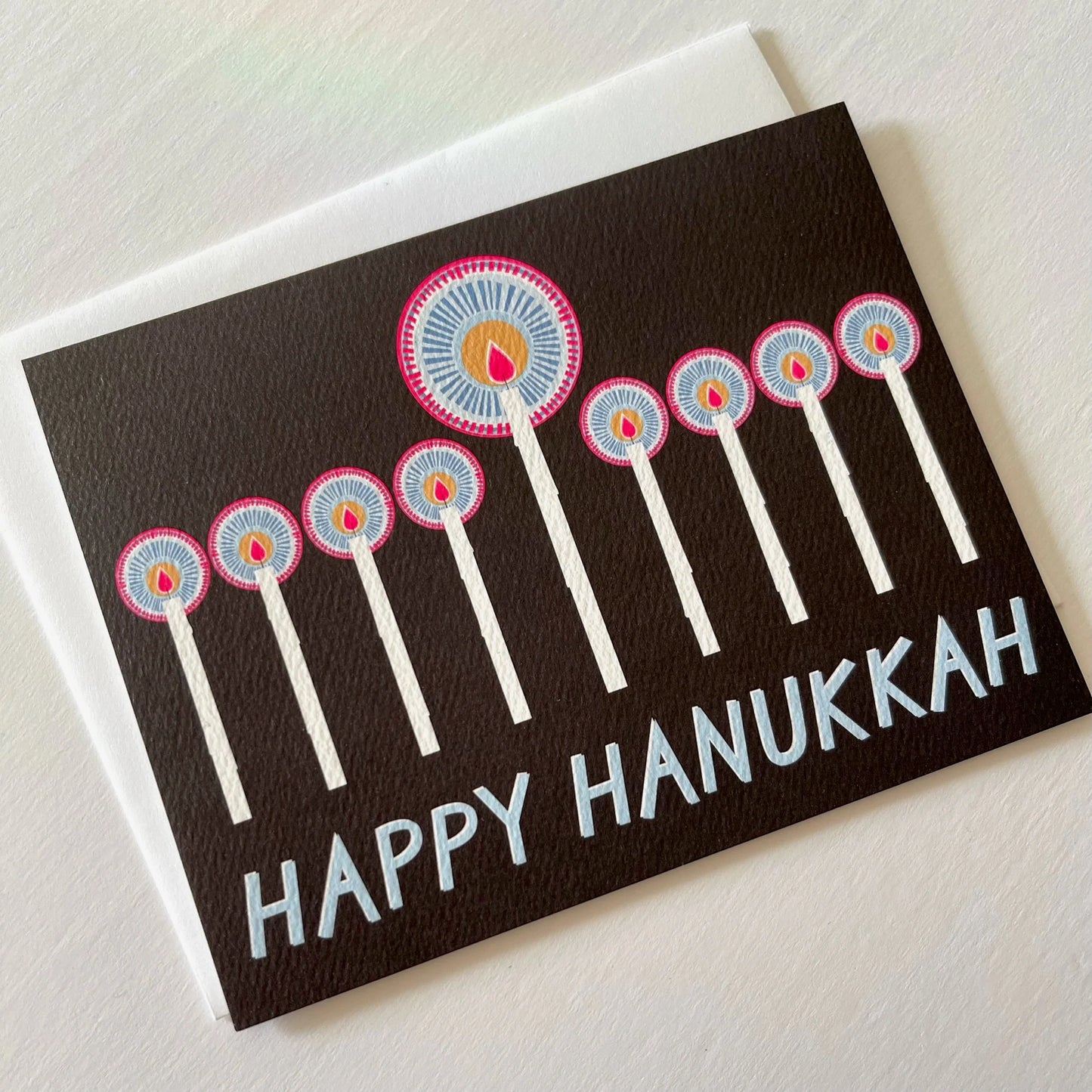 Hanukkah Menorah Card