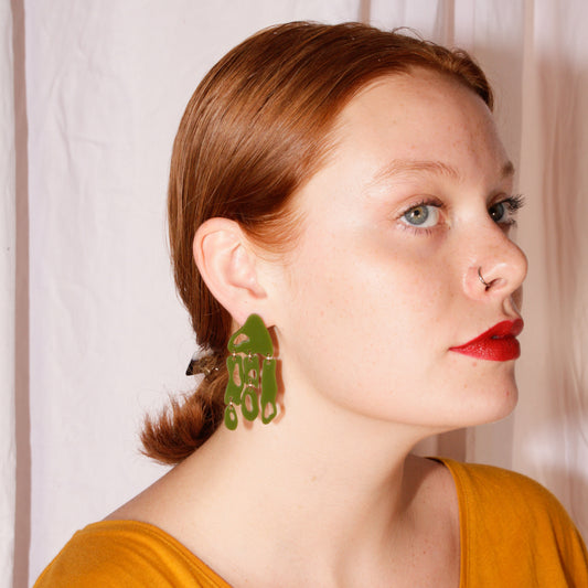 Swamp Thing Earrings
